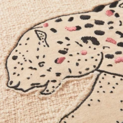 Leopardess Lumbar Pillow - Ivory/Black -VibeDecor Store webimage 620551347 DTL2