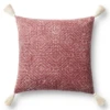 Felicity Pillow 22" - Red -VibeDecor Store webimage 620551357 SIL 1