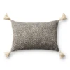Felicity Lumbar Pillow - Charcoal -VibeDecor Store webimage 620551363
