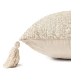 Felicity Pillow 22" - Ivory -VibeDecor Store webimage 620551368 DTL1