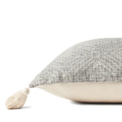 Felicity Pillow 22" - Light Grey -VibeDecor Store webimage 620551370 DTL