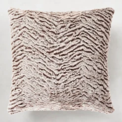 Faye Pillow 20" - Grey/Brown