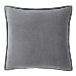 Velvet Pillow 20" - Charcoal -VibeDecor Store webimage 620721134 SIL