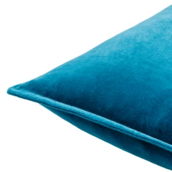 Velvet Pillow 20" - Cerulean -VibeDecor Store webimage 620721135 DTL2