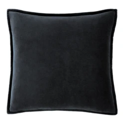 Velvet Pillow 20" - Black -VibeDecor Store webimage 620721137 SIL 1