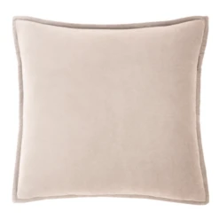 Velvet Pillow 20" - Light Beige -VibeDecor Store webimage 620721142 SIL