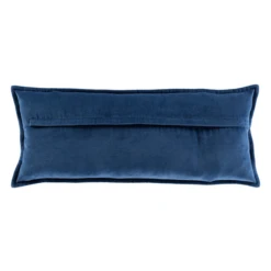 Long Velvet Lumbar Pillow - Navy -VibeDecor Store webimage 620721145 ALT