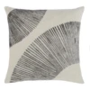 Lark Pillow 18" - Charcoal -VibeDecor Store webimage 620848607 SIL 1
