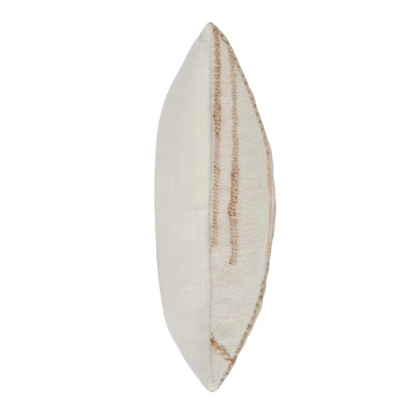 Juni Pillow 22" - Ivory/Natural 4 Juni Pillow 22" - Ivory/Natural - Image 2