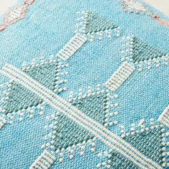 Arlo Pillow 18" - Turquoise -VibeDecor Store webimage 620877551 DTL